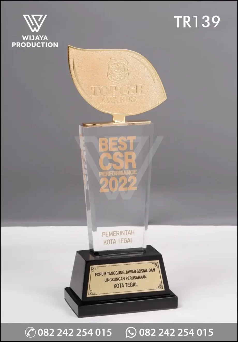 Piala Top CSR Awards Pemerintah Kota Tegal